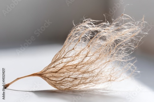 Delicate dried seed pod wit...