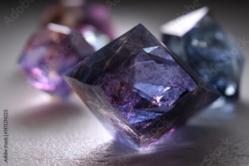 Glistening multi-colored cr...