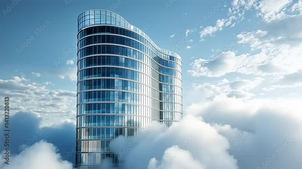 Modern Skyscraper Above the Clouds: A Vision of Architectural Excellence Modern Skyscraper Above the Clouds: A Vision of Architectural Excellence