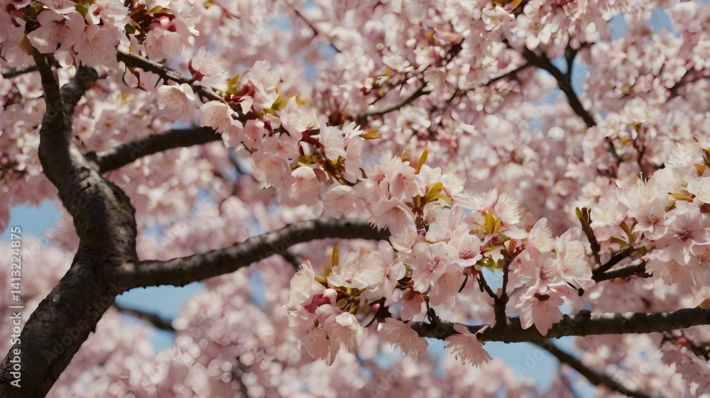 Fototapeta premium almond tree blossom