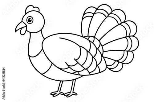 cartoon chicken vector illustration