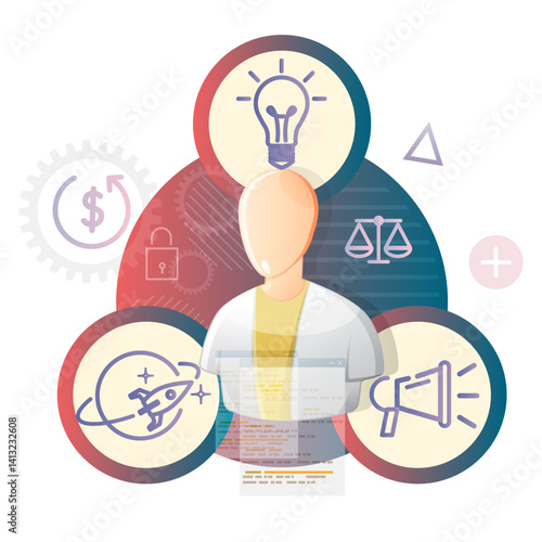 Business Startup Process - Illustration