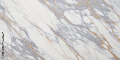 Abstract White and Golden Marble Design with Bold Gold Veining, Ideal for Luxury Tile Projects, Interior Design, and High-End Digital Applications