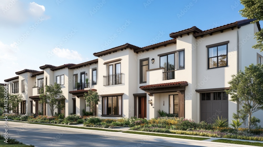 Modern Residential Buildings with Traditional Architecture Elements Modern Residential Buildings with Traditional Architecture Elements