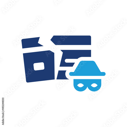 Credit card fraud icon