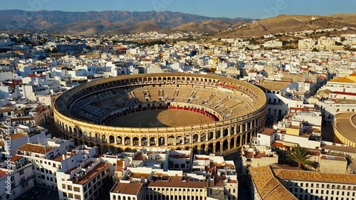 Bullring in a Spanish city.