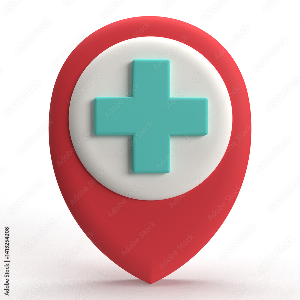 Obraz premium medical location