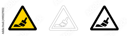 No Poster Fixing Signage in Vector Format