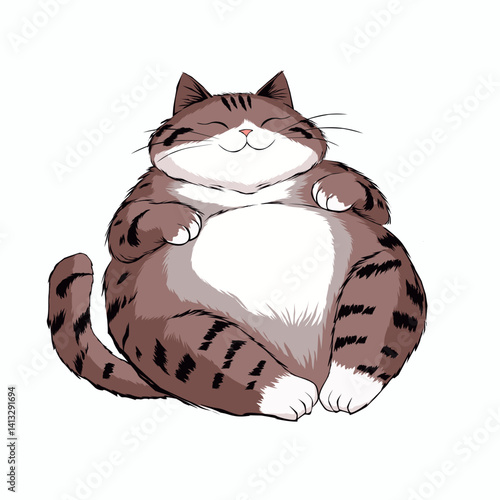 anime cartoon characters cute cats in spring pictures, happy cute, art, animals, kittens, pets, graphics, cats,