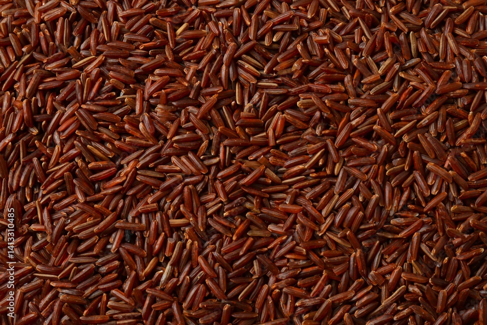 Raw brown rice as a backgraound