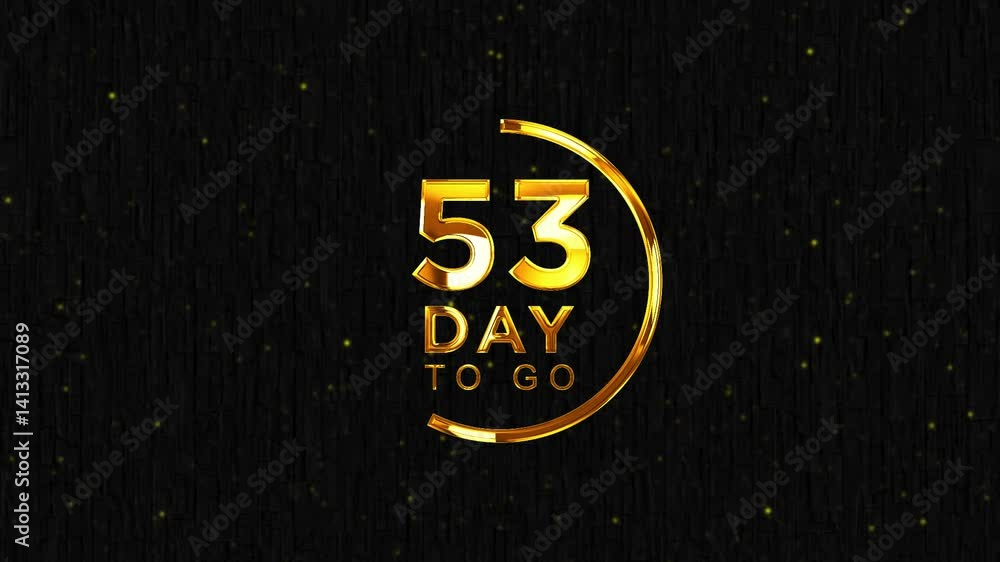 53 Day To Go, Luxury 53 Day To Go Luxury Logo 53 Day To Go, Luxury 53 Day To Go Luxury Logo