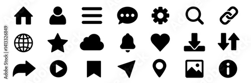 interface icon. web icon set