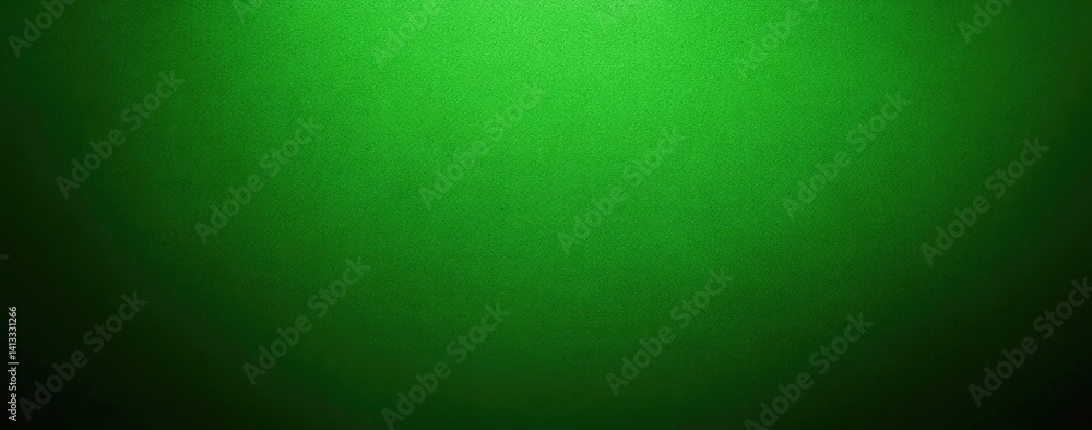 Obraz premium Emerald Green Grainy Texture Background with Gradient Light and Shadow Effect