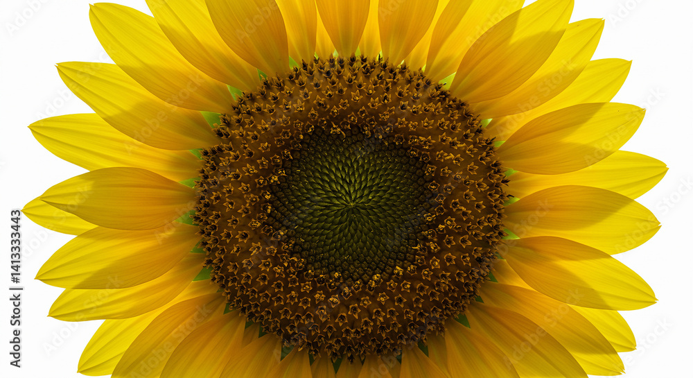Fototapeta premium sunflower isolated on white