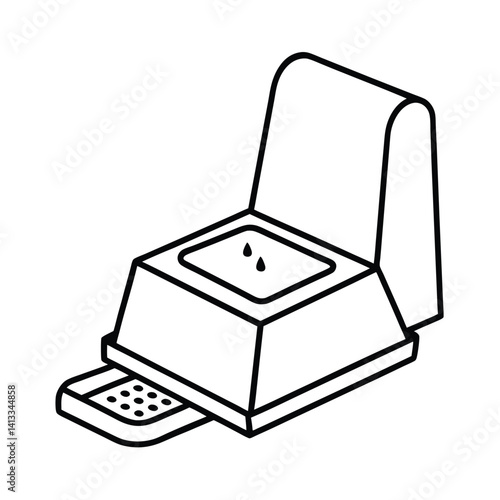 self cleaning litter box with odor control