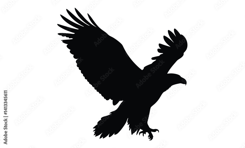 Eagle silhouette, Bald eagle vector, Patriotic bird icon, Eagle line art illustration
Flying eagle silhouette, Spread wings eagle, Bird of prey vector, Soaring raptor illustration Eagle silhouette, Bald eagle vector, Patriotic bird icon, Eagle line art illustration
Flying eagle silhouette, Spread wings eagle, Bird of prey vector, Soaring raptor illustration