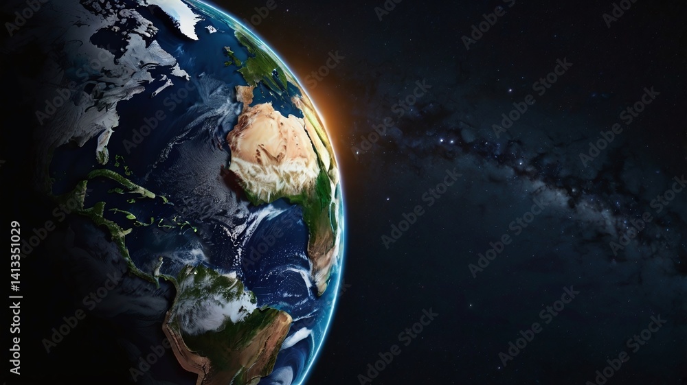 Fototapeta premium Melting Earth – A Globe Dripping Like Candle Wax