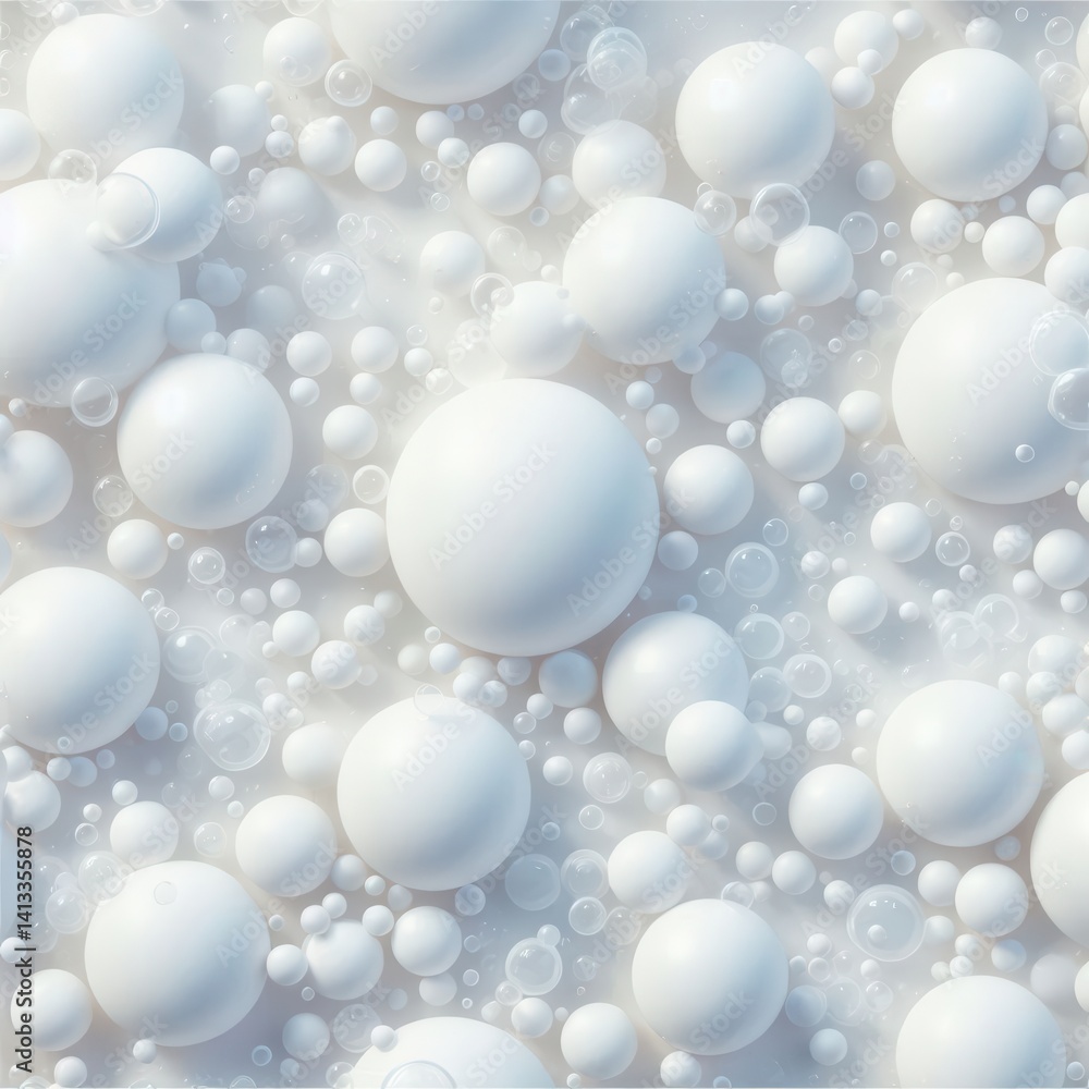 A visually striking pattern of white spheres on a soft background, perfect for backgrounds, textures, and abstract designs in various digital and print projects. A visually striking pattern of white spheres on a soft background, perfect for backgrounds, textures, and abstract designs in various digital and print projects.