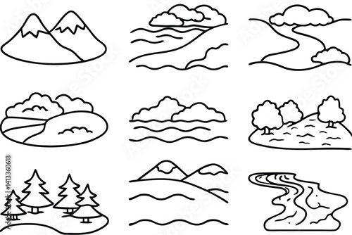 Grain Ripening Process Visual Set