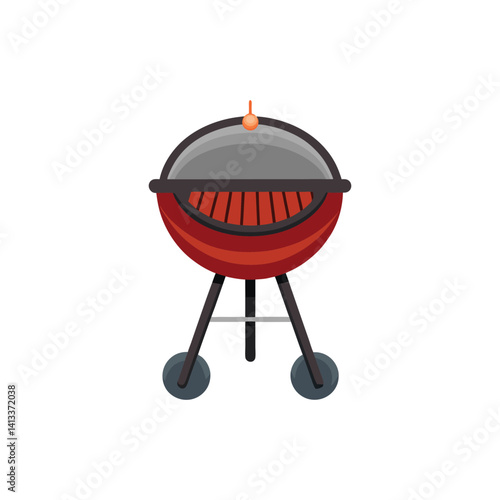 barbecue grill on the grill