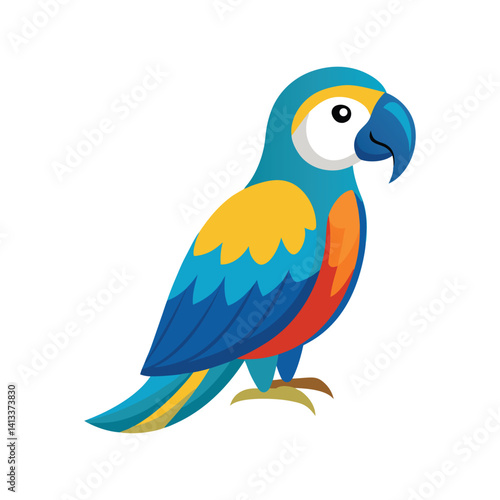 blue and yellow macaw