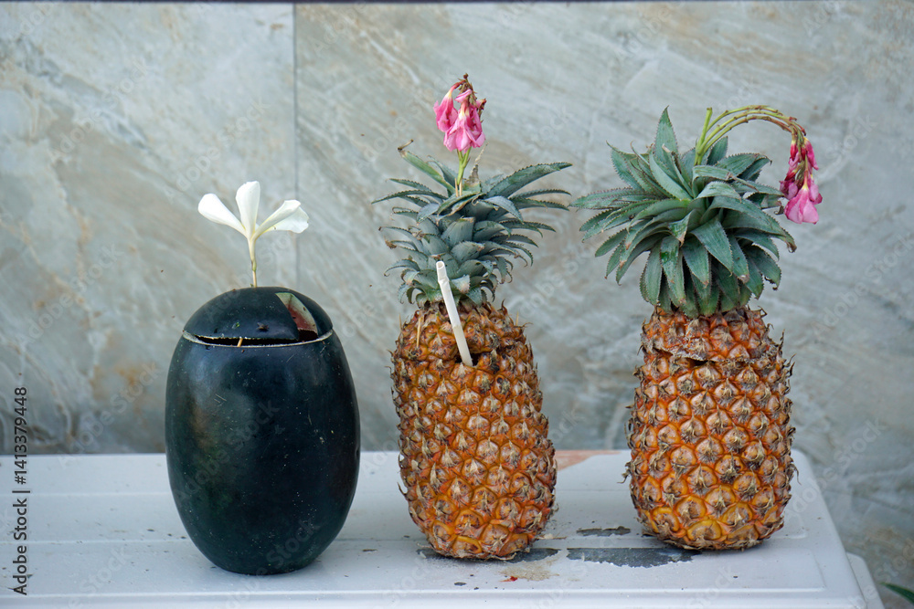 fresh fruits on the maldives farmers market