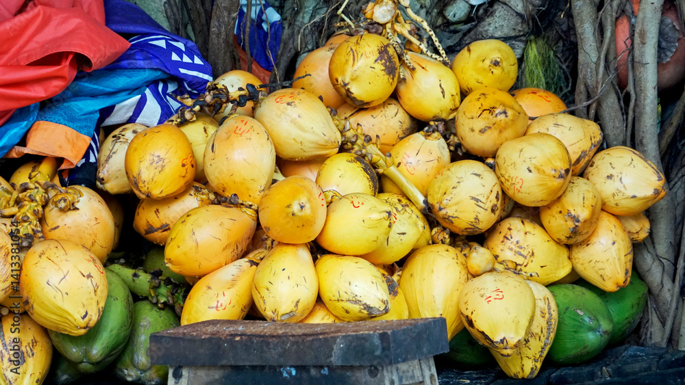 fresh fruits on the maldives farmers market