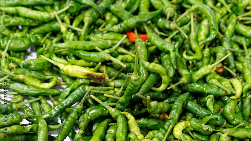 fresh vegetables on a local market on the maldives
