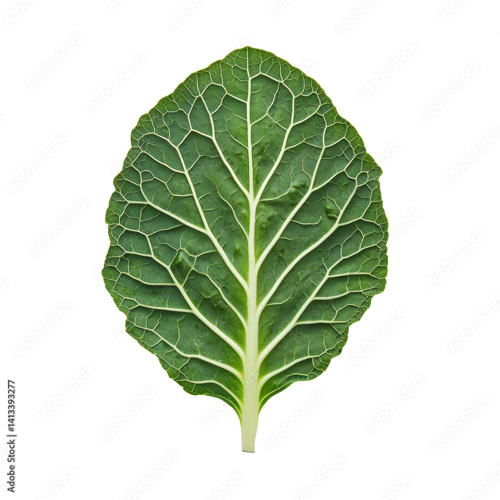 Fresh green cabbage leaf on a clean transparent surface highlighting its intricate veins and texture, cabbage leaf on transparent background Fresh green cabbage leaf on a clean transparent surface highlighting its intricate veins and texture, cabbage leaf on transparent background