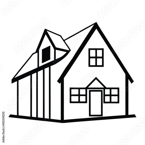 Minimalist Farmhouse Silhouette