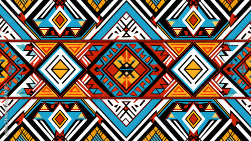 Wallpaper Mural Professional geometric seamless pattern with ethnic ornament for design projects Torontodigital.ca