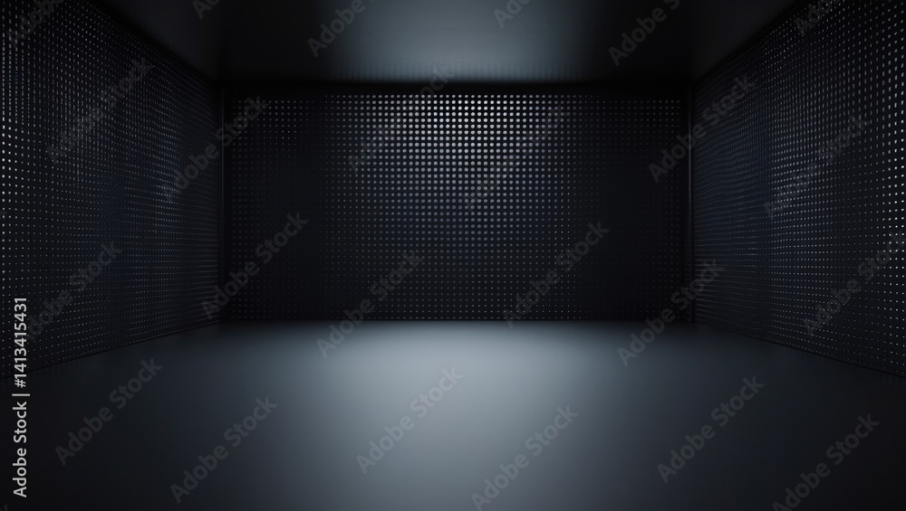 Mesh pattern texture with a black interior background Mesh pattern texture with a black interior background