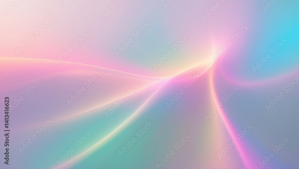 Obraz premium Background of blurred psychedelic holographic streaks