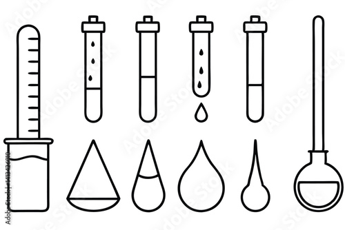 Soil Test Equipment Vector Collection