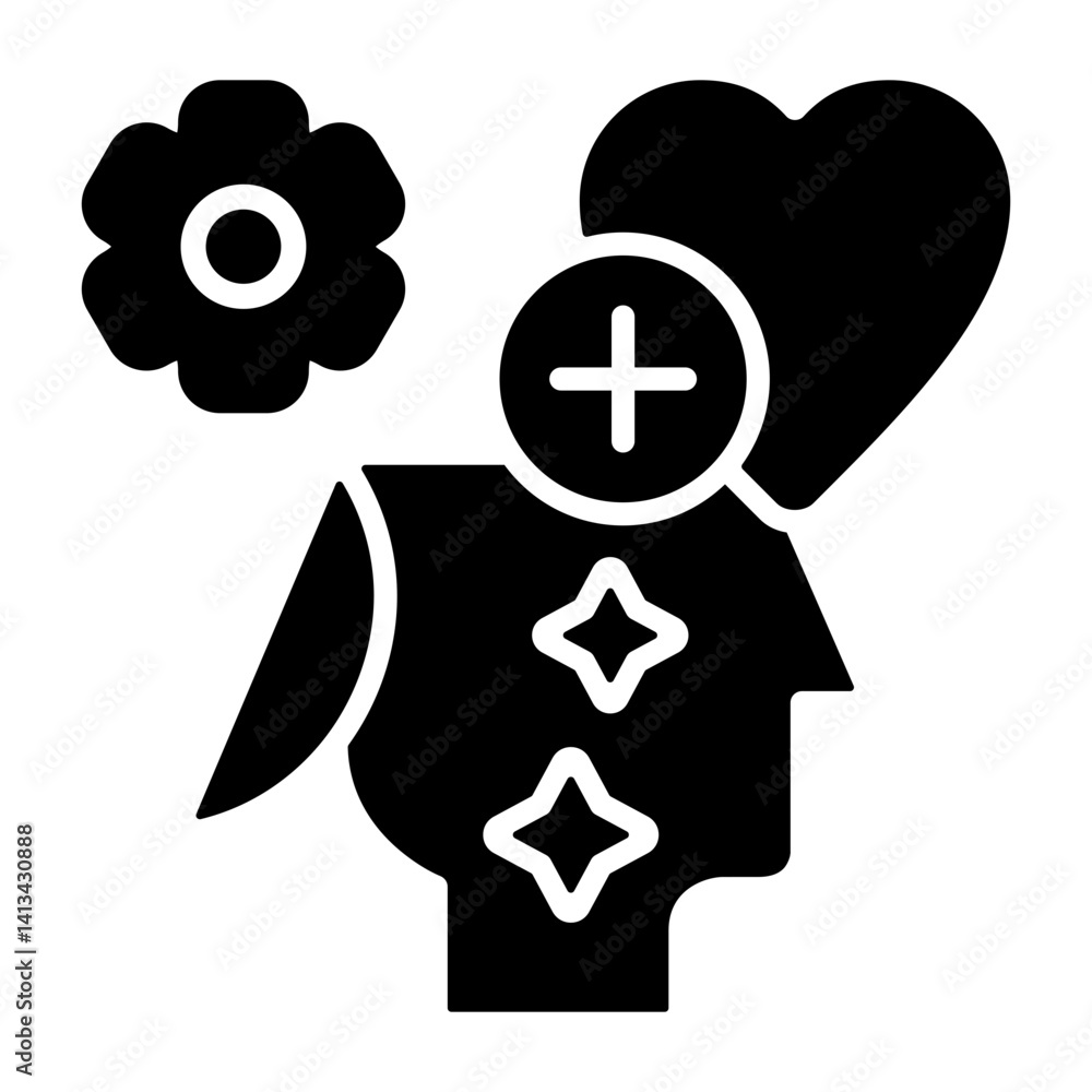 Obraz premium Mental Resilience Icon