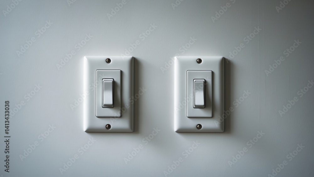 Wall background featuring a white switch Wall background featuring a white switch