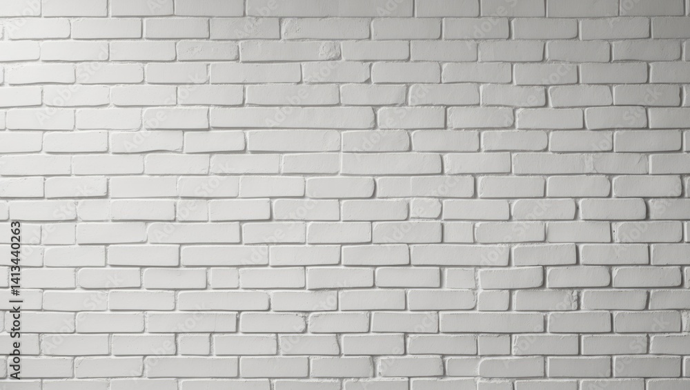 Banner design featuring a white brick wall backdrop Banner design featuring a white brick wall backdrop