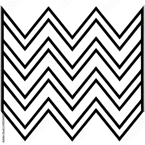 Zigzag Chevron Lines Pattern