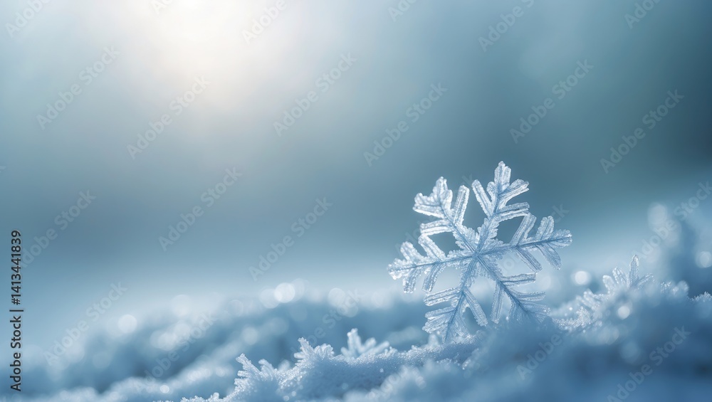 Fragile snowflakes on a gentle background. Fragile snowflakes on a gentle background.