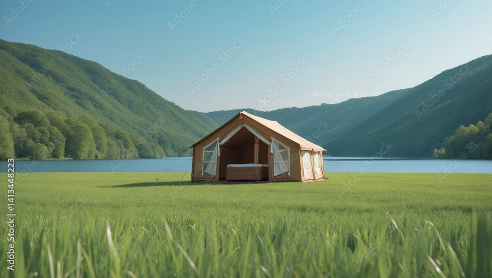 Fototapeta premium Classic Cabin Tent