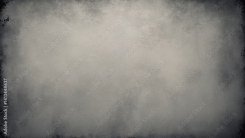 Fototapeta premium AGED GRAINY MONOCHROME GRUNGE PAPER TEXTURE, VINTAGE GRUNGY BACKGROUND, SOILED PATTERN WITH BRIGHT AREA FOR TEXT, WORN TEXTURED BACKGROUND, BRIGHT DESIGN