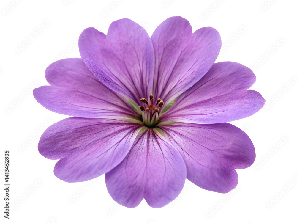 Vibrant Purple Flower on White Background, Bright, Floral, Natural Beauty, Elegant Vibrant Purple Flower on White Background, Bright, Floral, Natural Beauty, Elegant