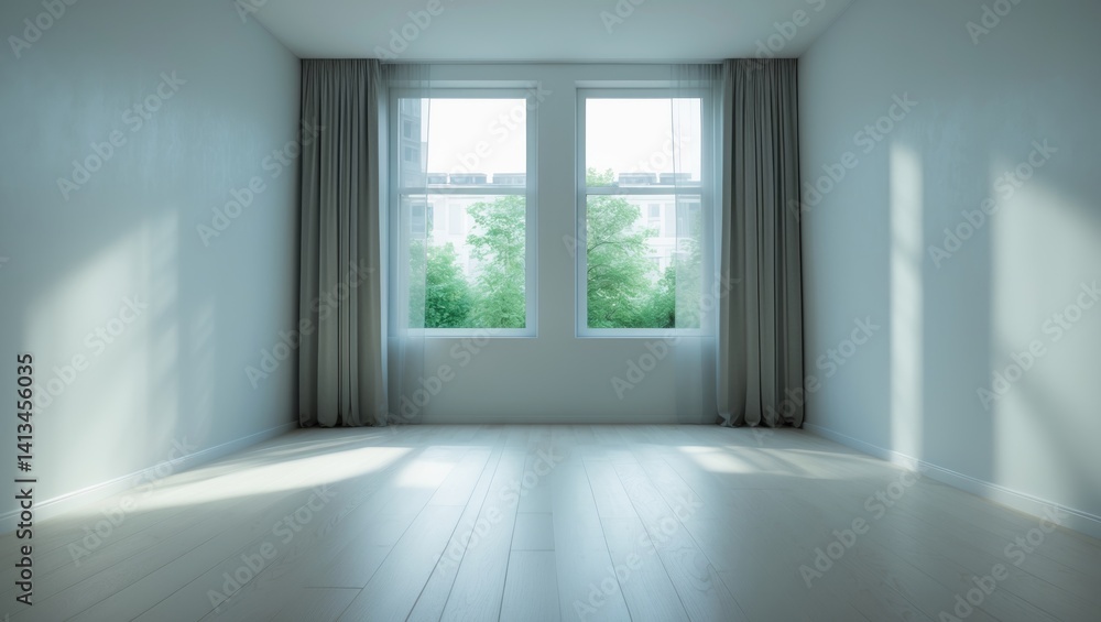 Fototapeta premium Modern Interior Design of a Cozy Apartment with Comfortable Furniture