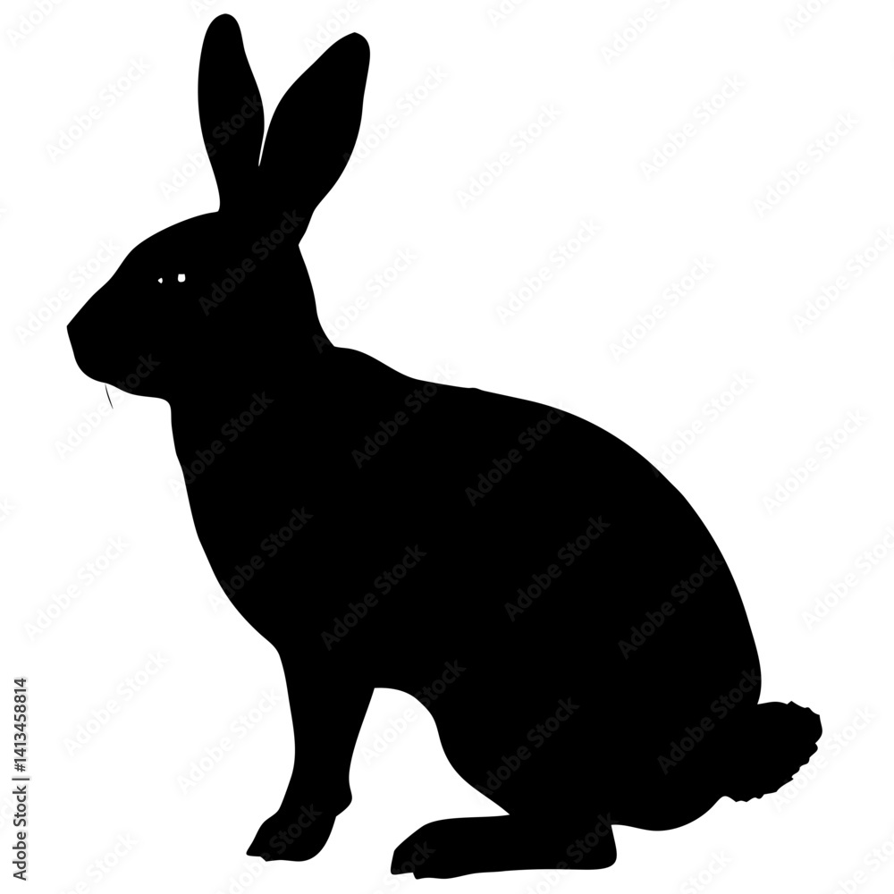 Obraz premium Rabbit isolated on white background