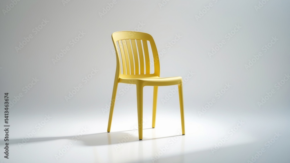 Chic chair against a white backdrop Chic chair against a white backdrop