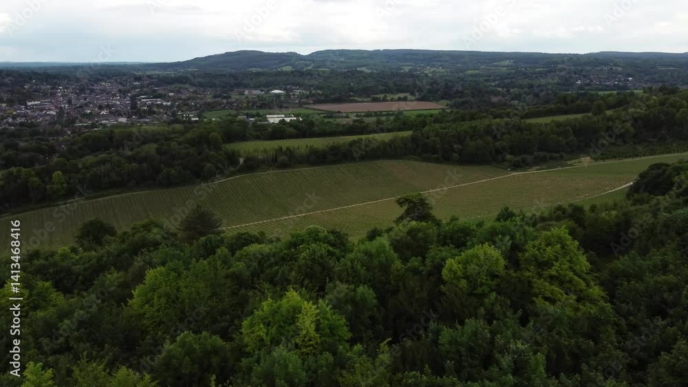 Views of England, drone and countryside Views of England, drone and countryside