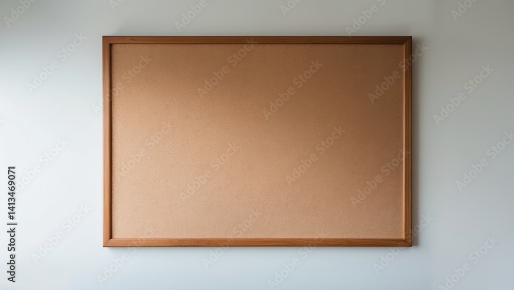 Fototapeta premium Isolated cork board on a background, awaiting your message