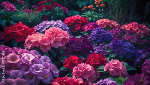 Wallpaper Mural Vibrant Impatiens Torontodigital.ca