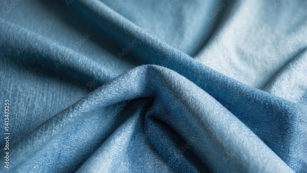 Detailed view of light blue denim fabric texture background. Detailed view of light blue denim fabric texture background.