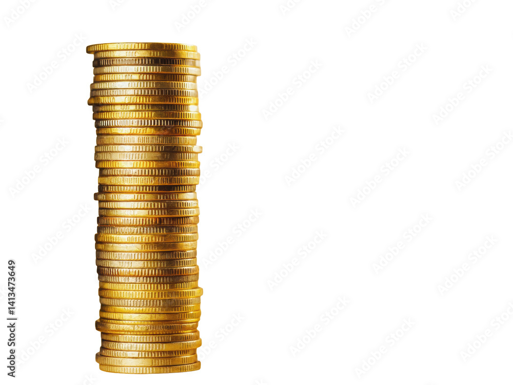 Gestapelte Goldmünzen als Symbol für Reichtum PNG mit transparentem Hintergrund
Gestapelte Goldmünzen als Symbol für Reichtum PNG mit transparentem Hintergrund